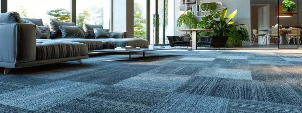 Create an image of Carpet tiles