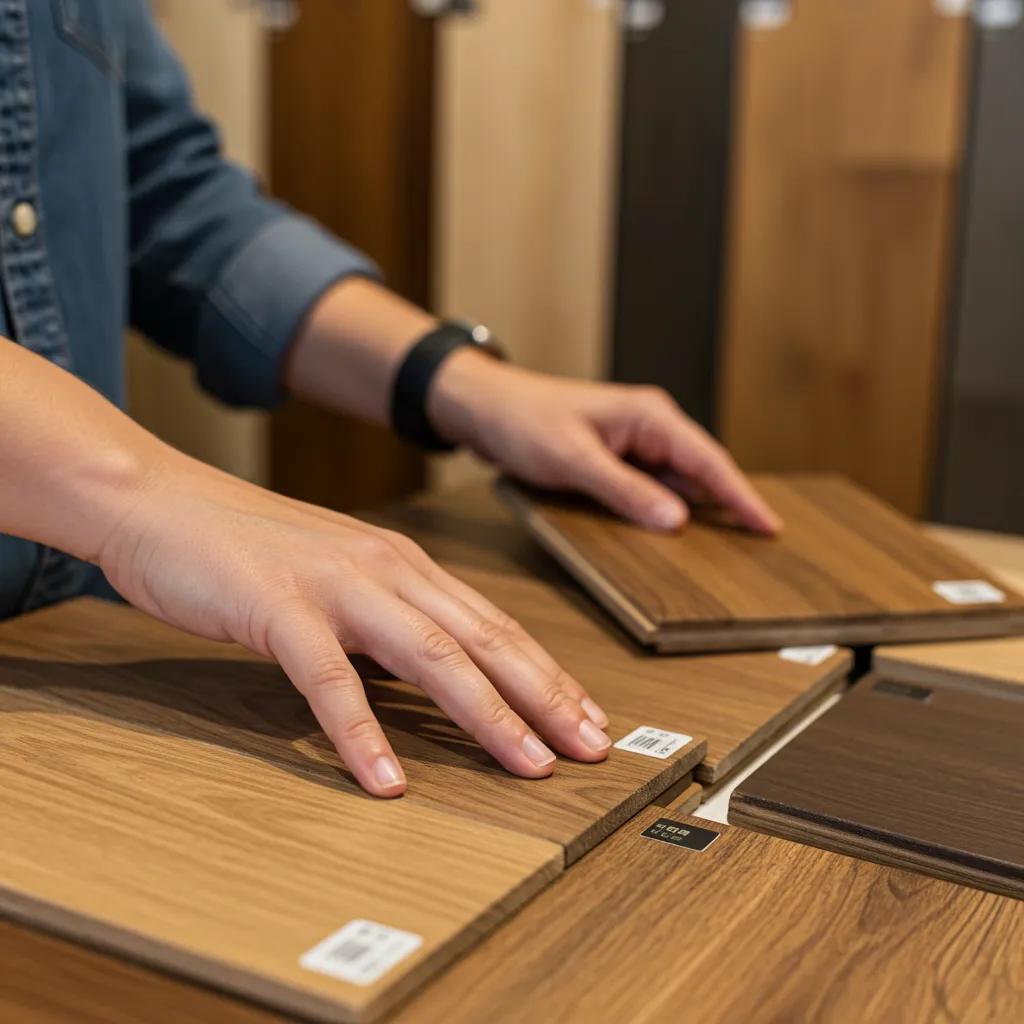 Local timber supplier displaying sustainable and reclaimed wood options, emphasizing eco-friendly sourcing