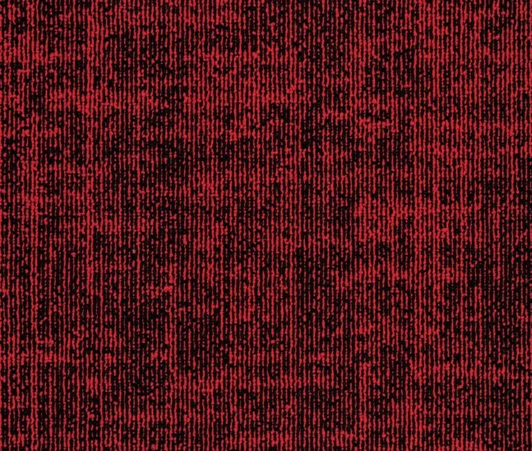 Crimson Lakeside carpet tile, featuring a textured heathered design, suitable for residential or office spaces.