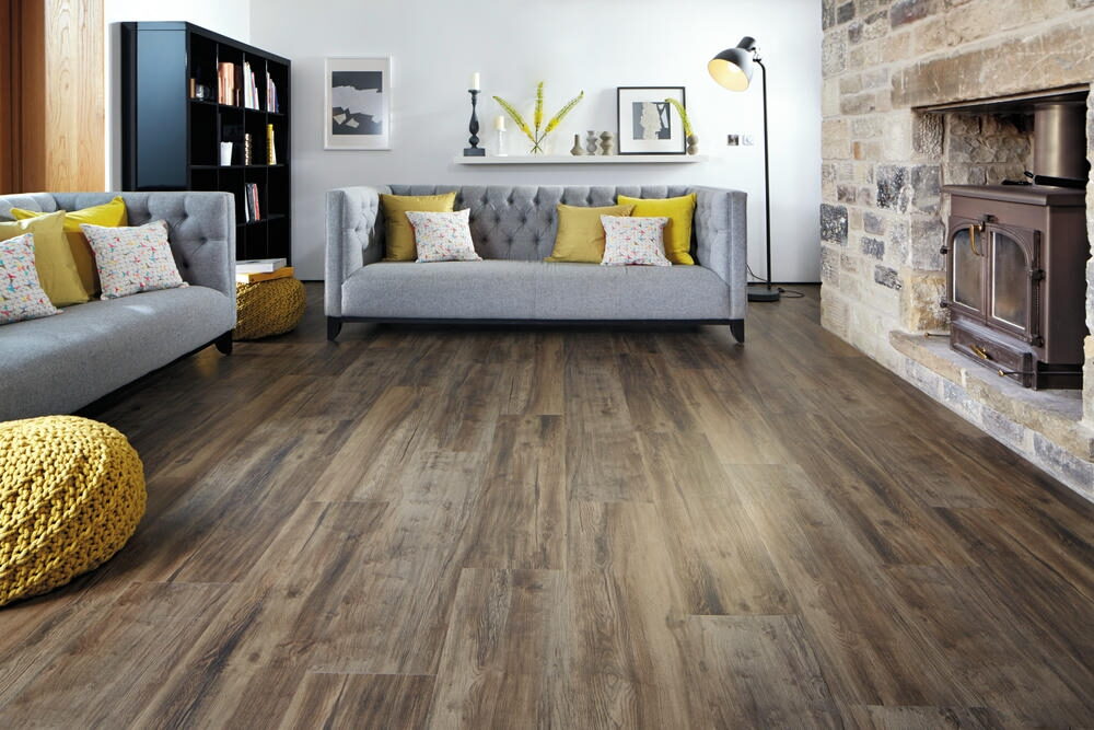 Karndean LooseLay Originals in Hartford in a living room