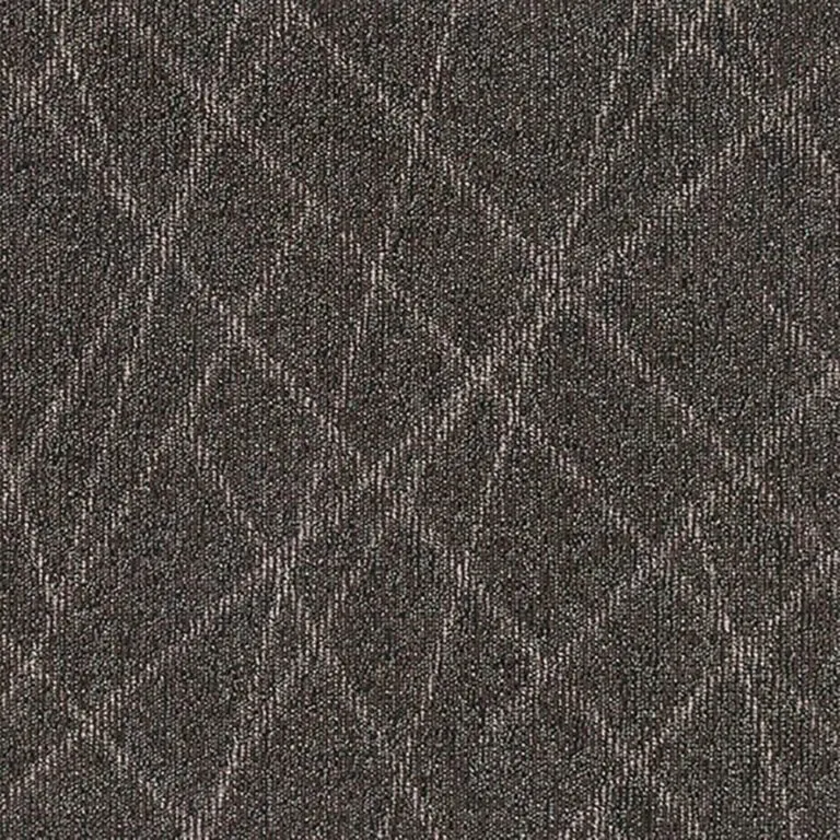 Jenga color variant of Pick Up Sticks carpet tile featuring a multi-directional geometric pattern and varied pile heights for a modern, playful flooring solution.