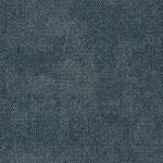 Milky Way carpet tile swatch in a textured dark blue hue, showcasing modern design for contemporary interiors at Royal Floors.