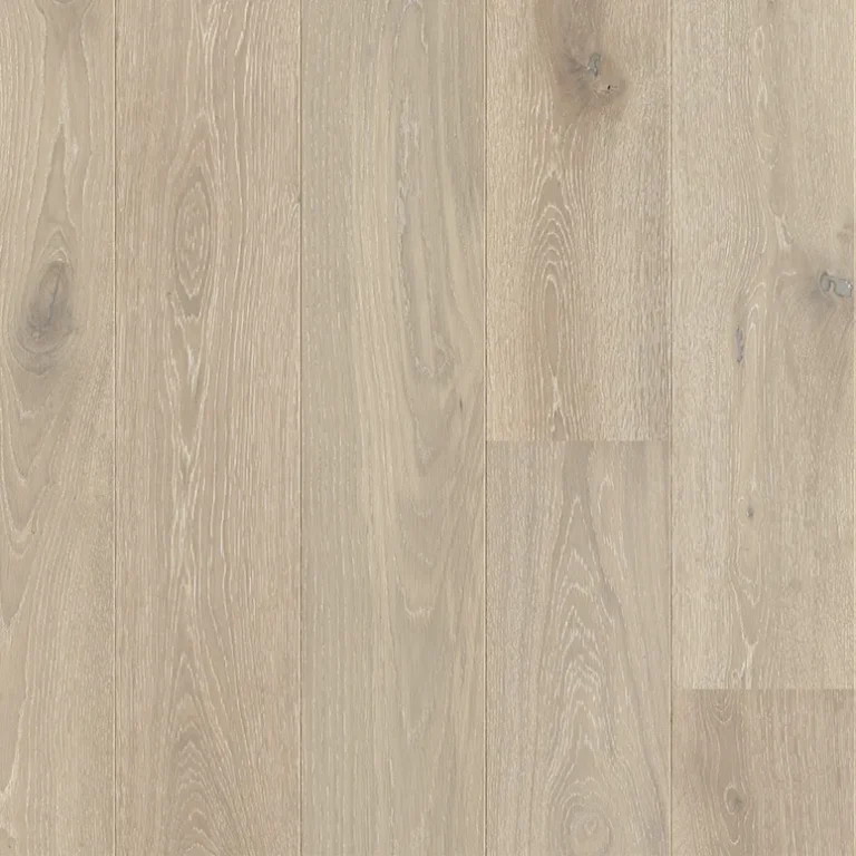 Rich Brown Royal AquaCore Oak engineered timber flooring in a modern residential room setting, showcasing wide-plank design and natural texture.