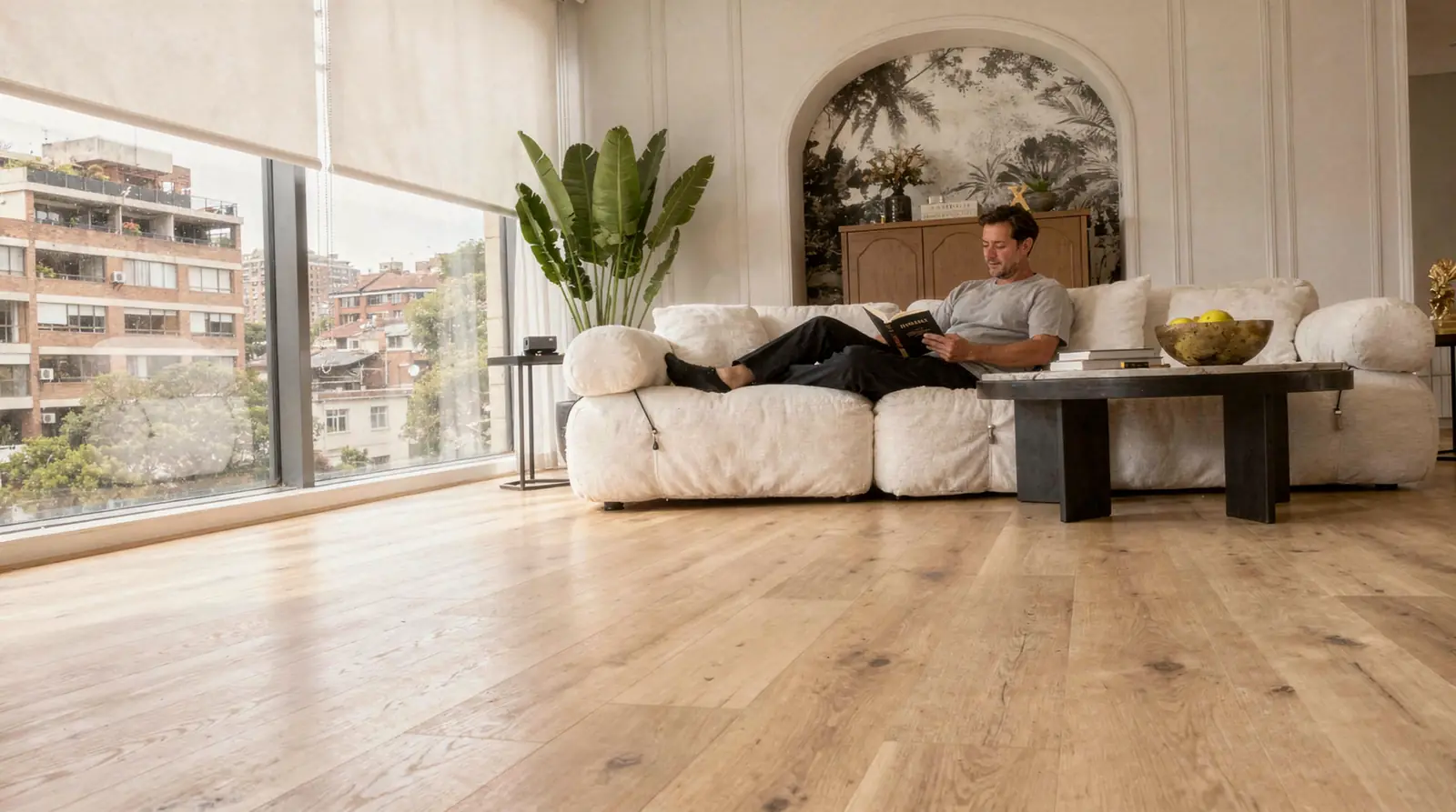 Laminate flooring is positioned as a smart flooring solution that combines aesthetic appeal with everyday