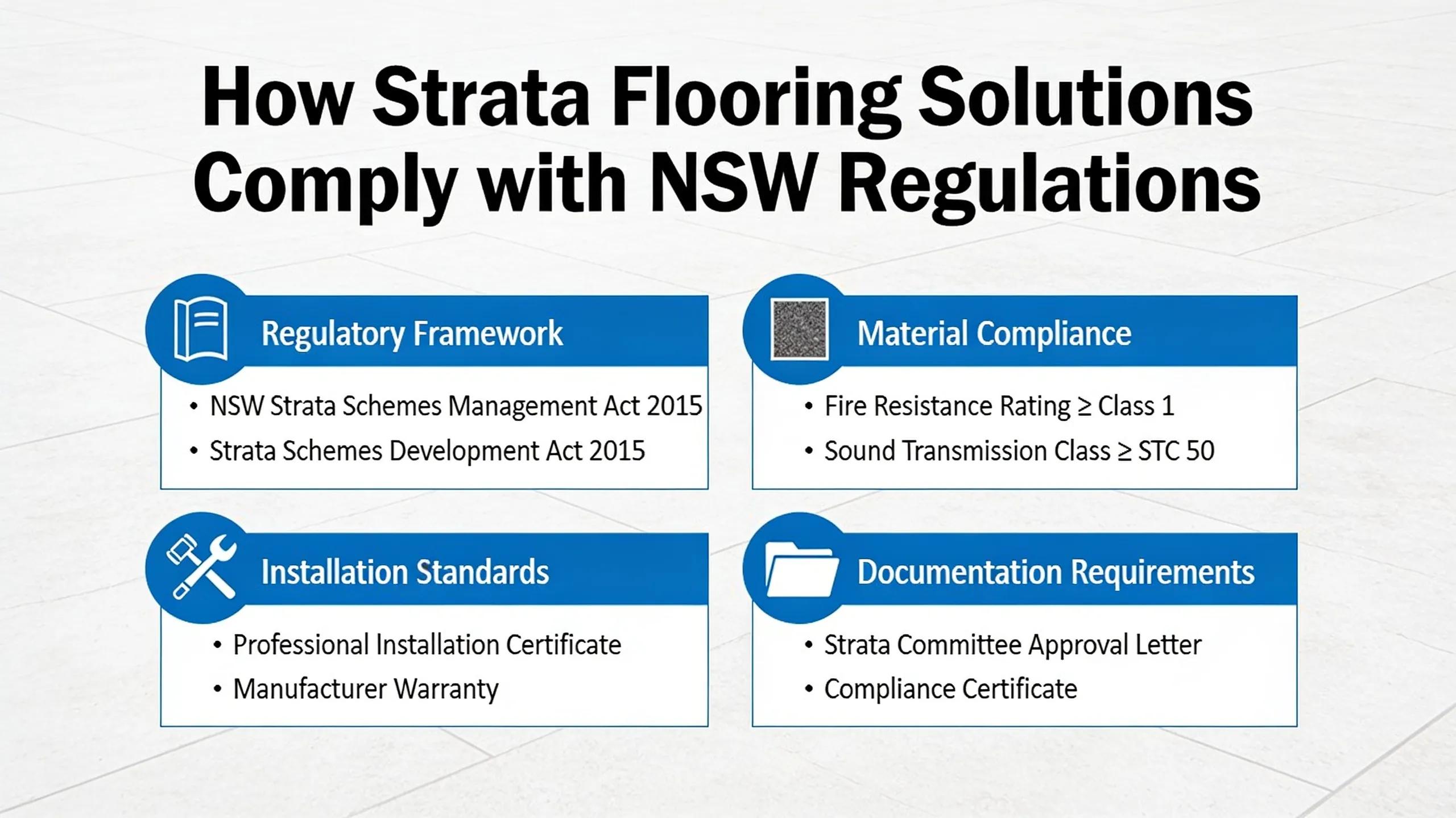 How Do Strata Flooring Solutions Comply with NSW Regulations