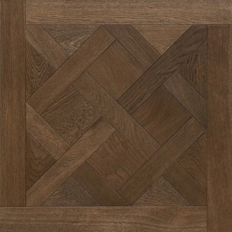 Royal Floors Bespoke Versailles oak flooring in Emberwood, swatch