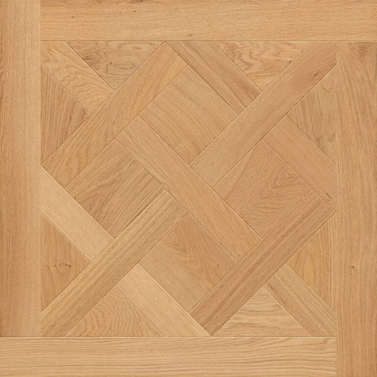 Bespoke Versailles 15mm parquetry in Maison Beige, swatch