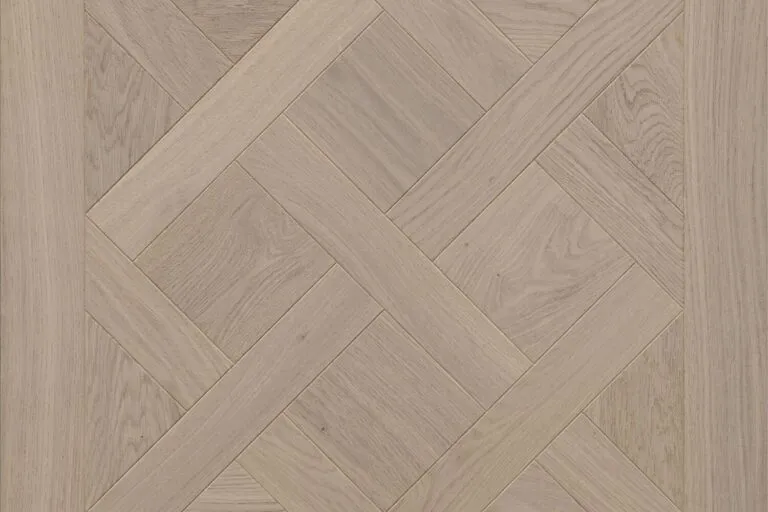 Royal Floors Bespoke Versailles oak flooring in Raw Neutral, Versailles panel