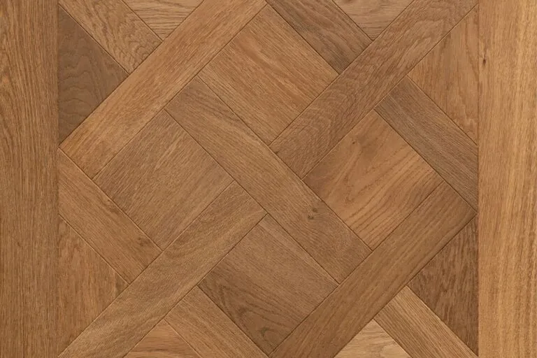 Royal Floors Bespoke Versailles oak flooring in Russet Smoke, Versailles panel