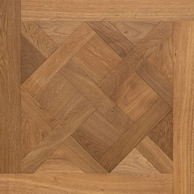Royal Floors Bespoke Versailles oak flooring in Russet Smoke, swatch