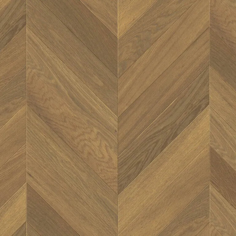 Royal Floors European Oak chevron timber flooring in Acorn Brown, swatch