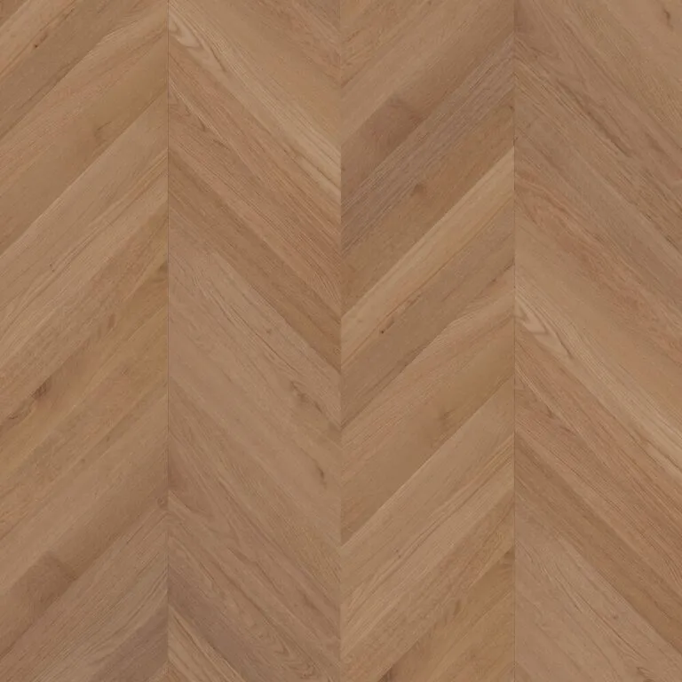 Royal Floors European Oak chevron timber flooring in Fawn Oak, swatch