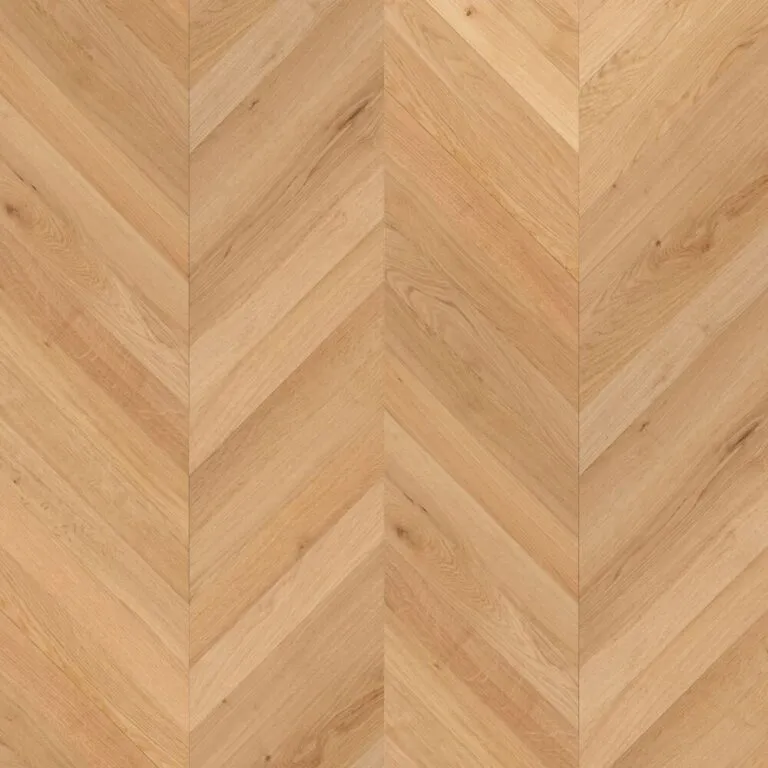 Royal Floors European Oak chevron timber flooring in Maison Beige, swatch