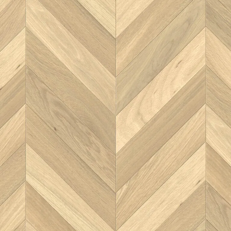 Royal Floors European Oak chevron timber flooring in Mellow Beige, swatch