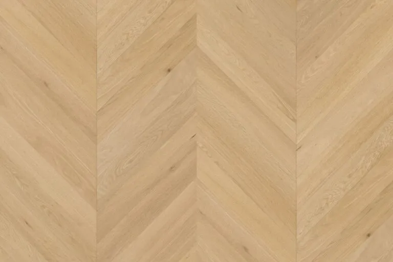 Royal Floors European Oak chevron timber flooring in Tinge Clay, detail