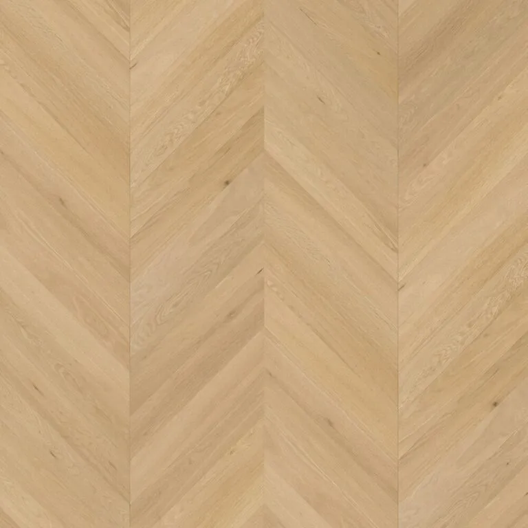 Royal Floors European Oak chevron timber flooring in Tinge Clay, swatch