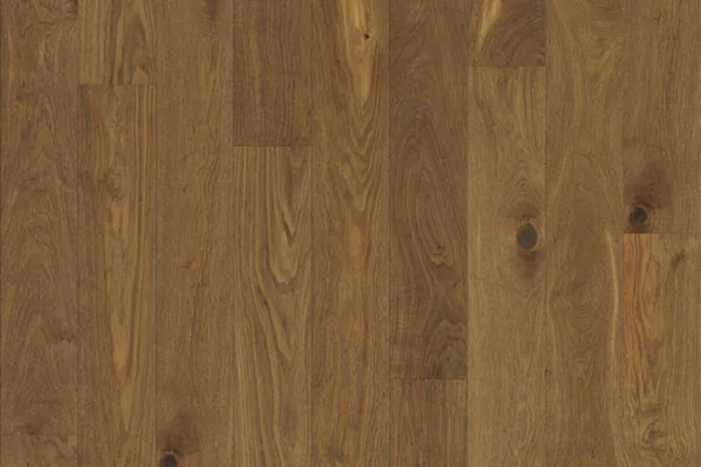 Royal Floors European Oak Natural Grade timber flooring in Basset Brown, plank detail