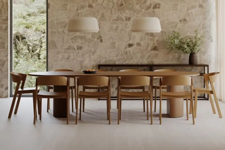 Royal Floors European Oak Natural Grade timber flooring in Chantilly White, room scene