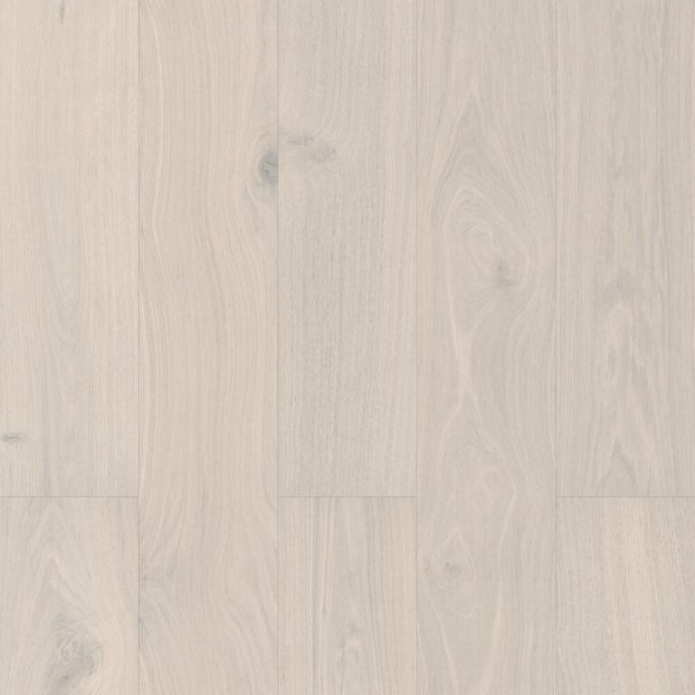 European Oak Plank timber flooring in Chantilly White, swatch