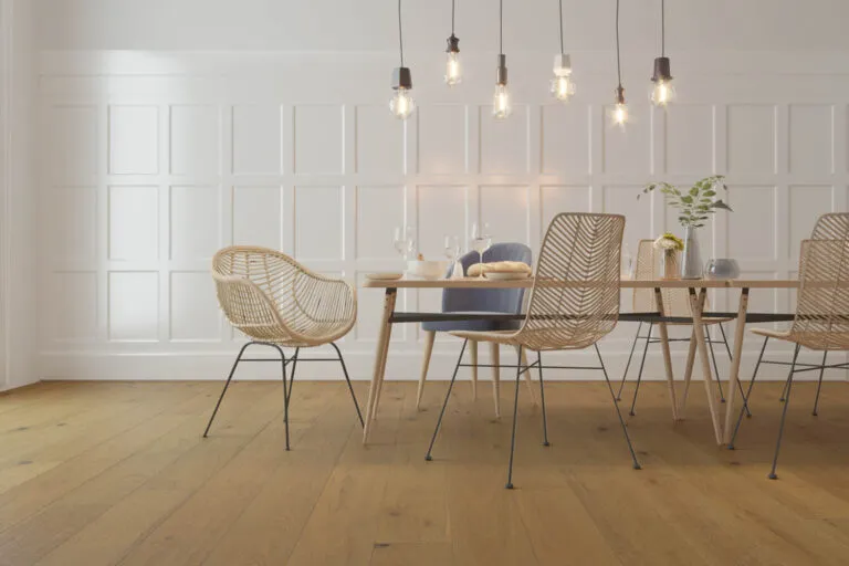 Royal Floors European Oak Natural Grade timber flooring in Classic Oak, room scene