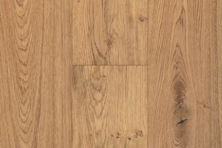 Royal Floors European Oak Natural Grade timber flooring in Light Tan, plank detail