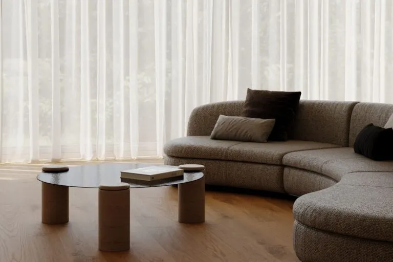 Royal Floors European Oak Natural Grade timber flooring in Muted Brown, room scene