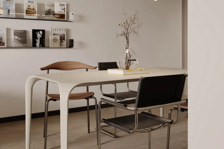 Royal Floors European Oak Natural Grade timber flooring in Wood Brown, room scene