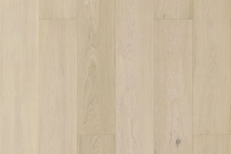 Royal Floors European Oak Plank timber flooring in Antique White, plank detail