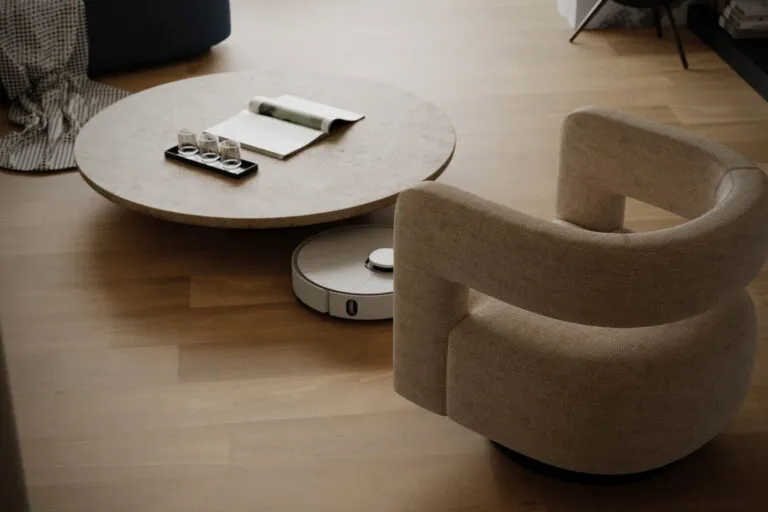 Royal Floors European Oak Plank timber flooring in Terrace Grey, room scene