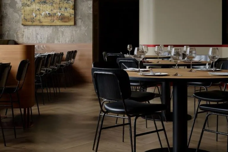 Royal Floors European Oak herringbone timber flooring in Acorn Brown, room scene