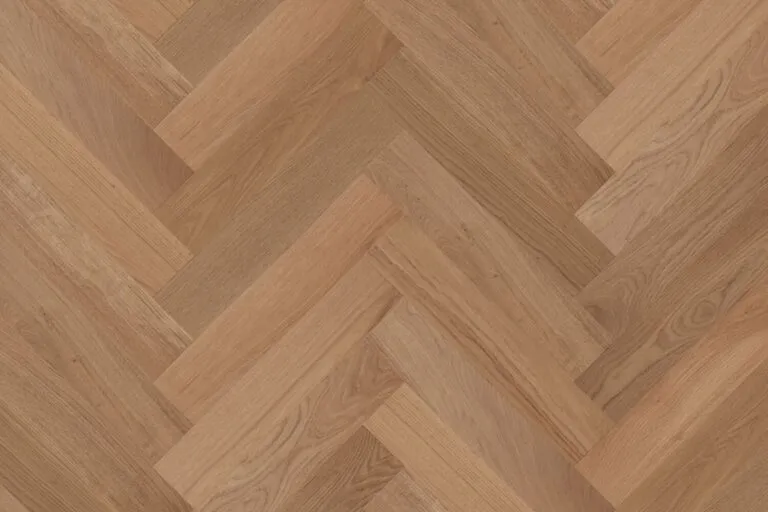 Royal Floors European Oak herringbone timber flooring in Fawn Oak, detail