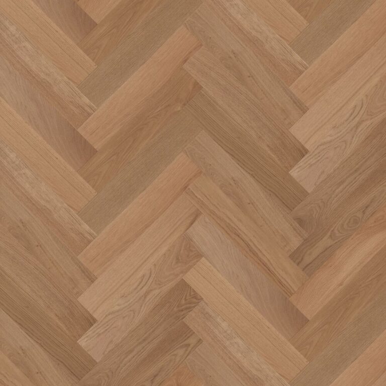 European Oak Herringbone flooring in Fawn Oak, swatch