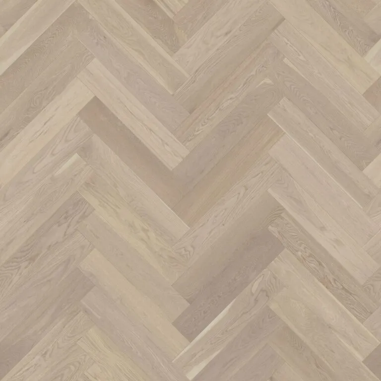 Royal Floors European Oak herringbone timber flooring in Raw Neutral, swatch