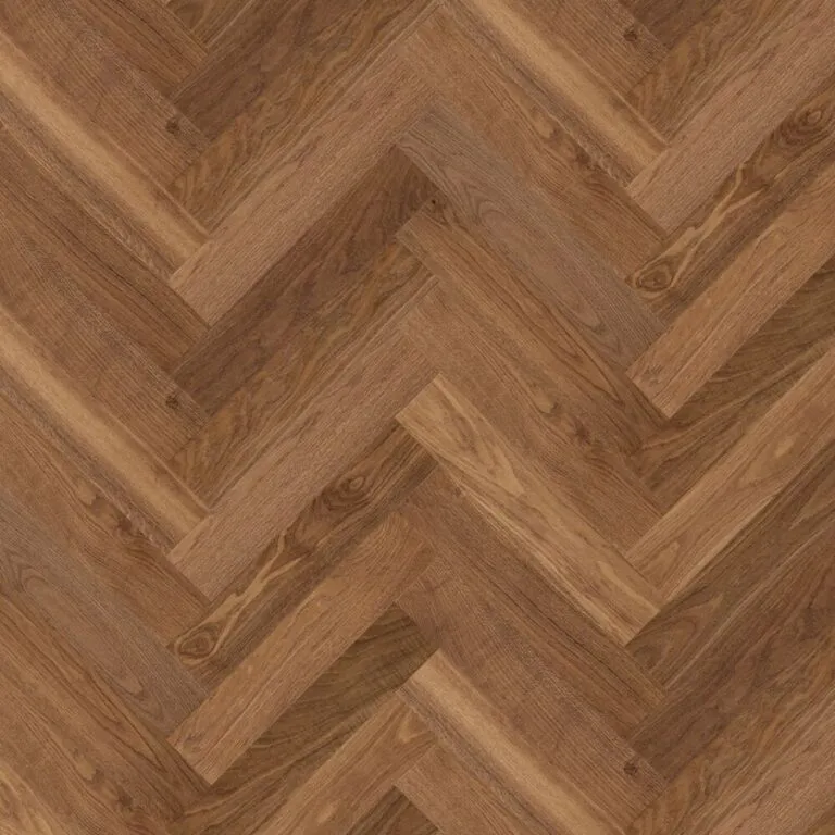 Royal Floors European Oak herringbone timber flooring in Russet Smoke, swatch