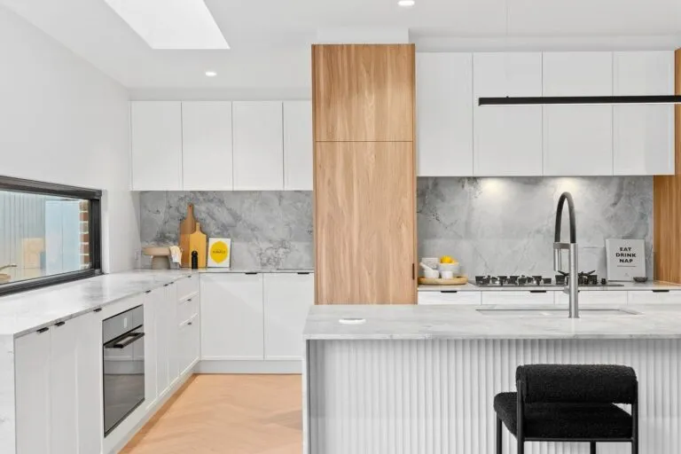Royal Floors European Oak herringbone timber flooring in Tinge Clay, room scene