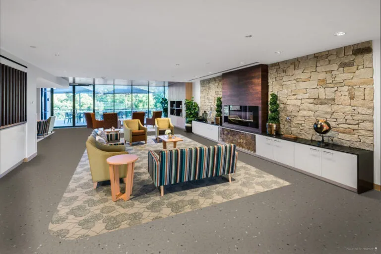 Royal Floors Natralis Foothold safety vinyl flooring in Quokka, room scene