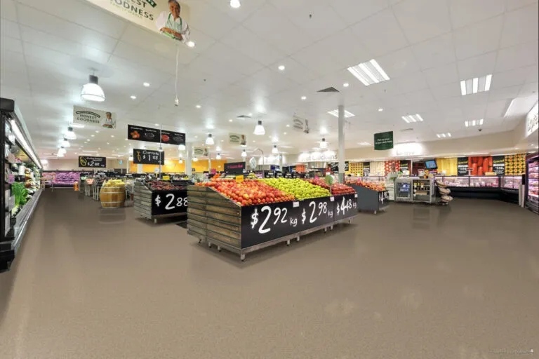 Royal Floors Safeguard R11 safety vinyl flooring in Dune, room scene